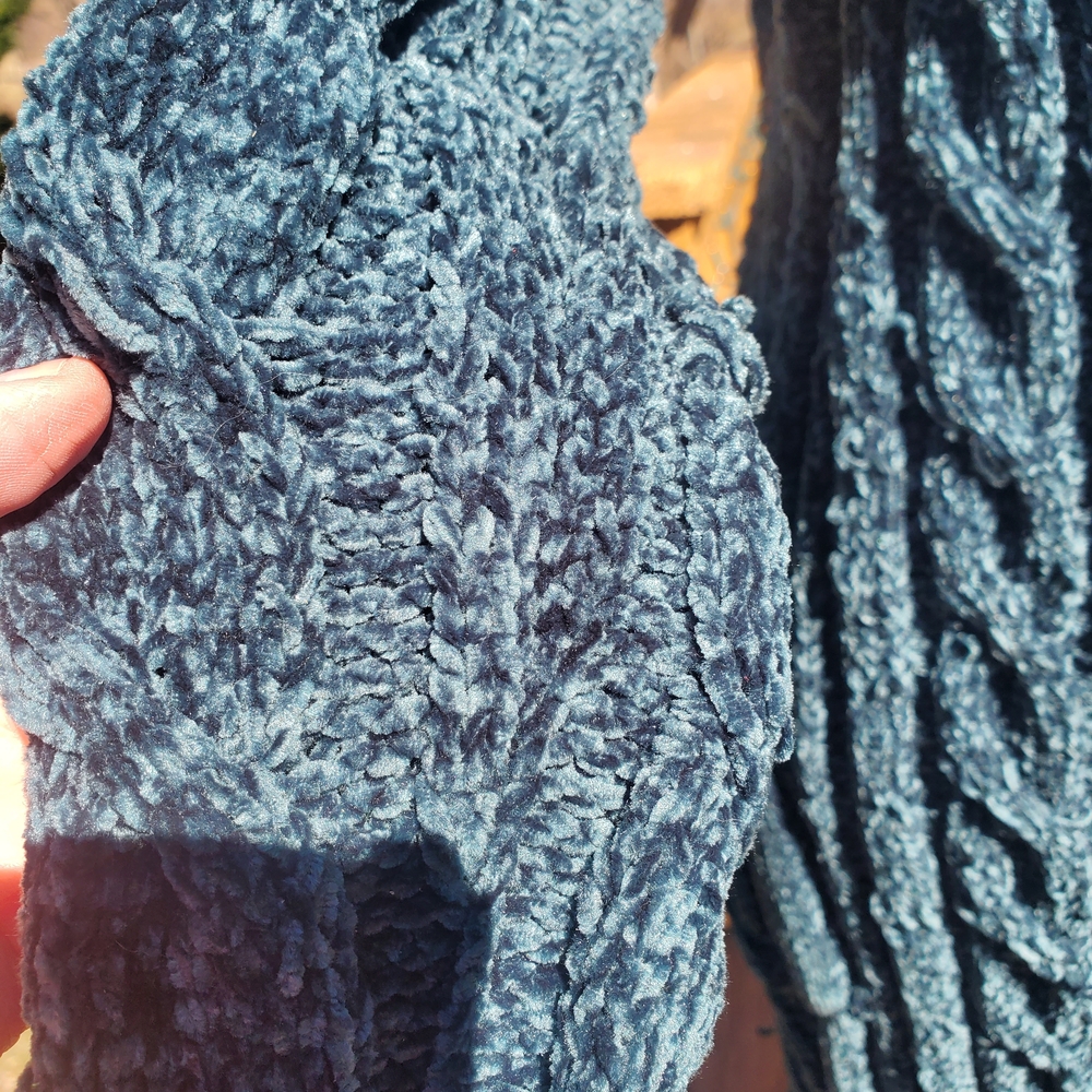 Fashion Nova Long Teal Cardigan - Picture 5 of 6